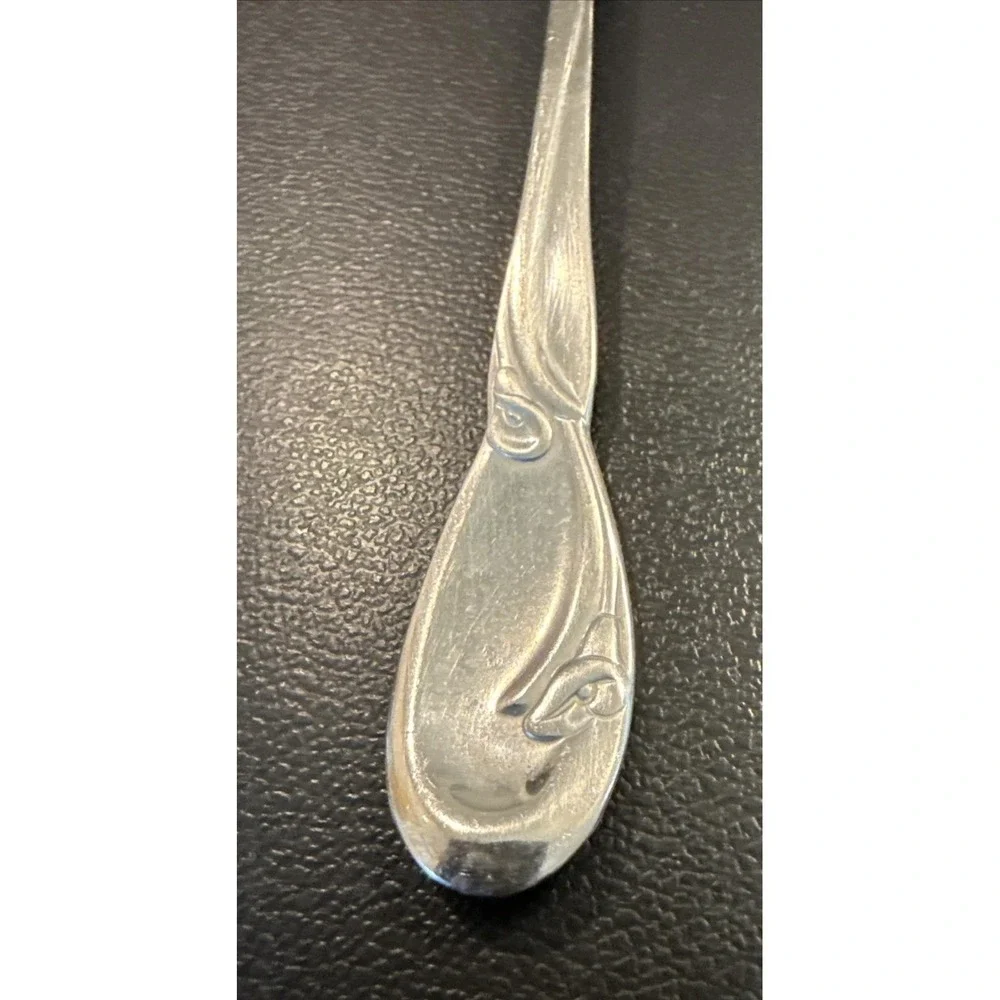 Oneida Deluxe Calla Lily Salad Fork Forks Stainless Steel Vintage Set Of 3